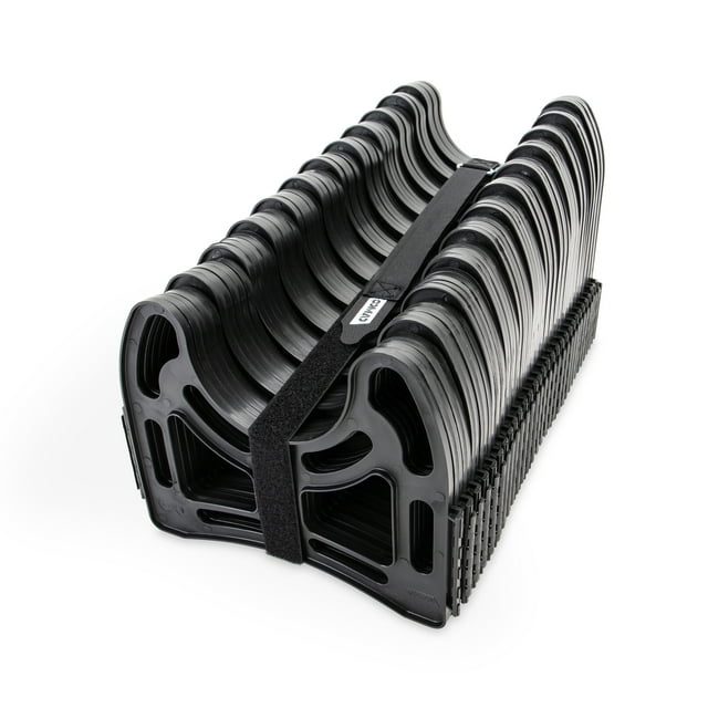 Camco Sidewinder 30Foot RV Sewer Hose Support Black, Plastic (43061