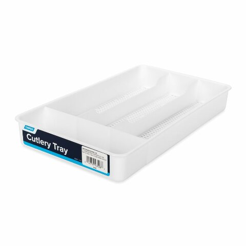 Camco 43508 Cutlery Tray - For RV and Compact Kitchen Drawers, White - image 1 of 8