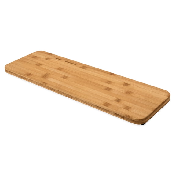 Camco Over the Sink Cutting Board for RV and Marine Use, 3-Ply Bamboo Wood, 24 x 8 Inches