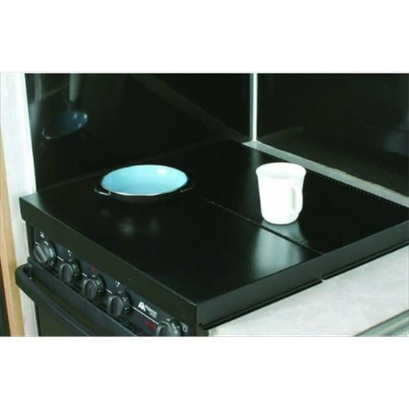 Camco 43554 Universal Fit RV Stove Top Cover Black