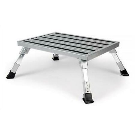 Camco 43676 RV Adjustable Aluminum Platform Step
