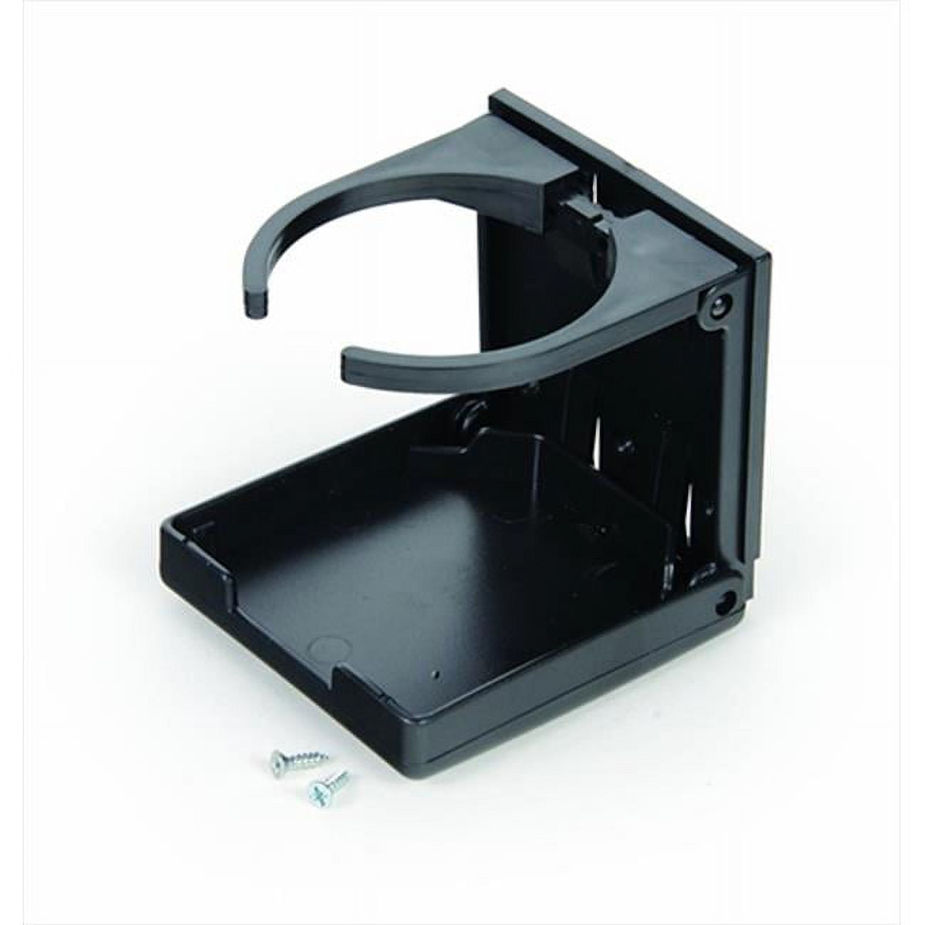 Black Adjustable Wall Mount Drink Holder