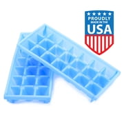 Camco Plastic 21-Cavity Flexible Ice Cube Trays 2 Pack