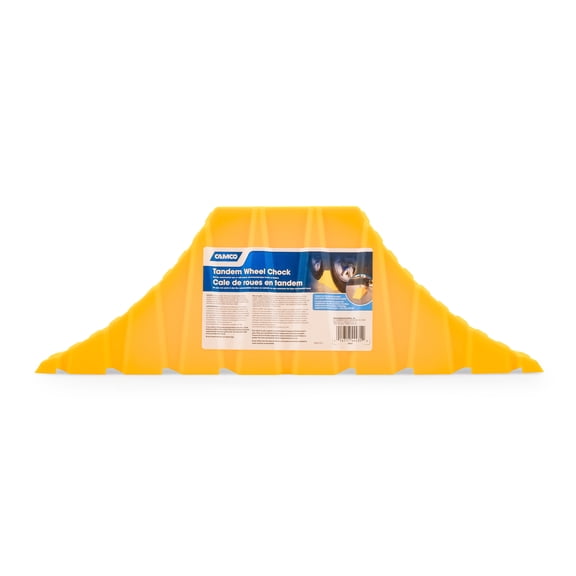 Camco 44435 Tandem Wheel Chock , Yellow