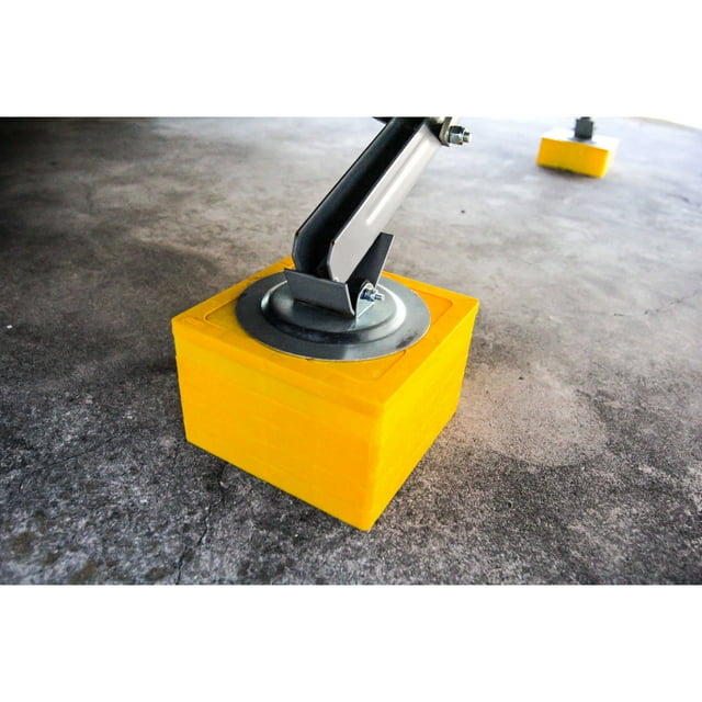 Camco RV Leveling Block Cap Lightweight Resin, Yellow 4Pack (44500