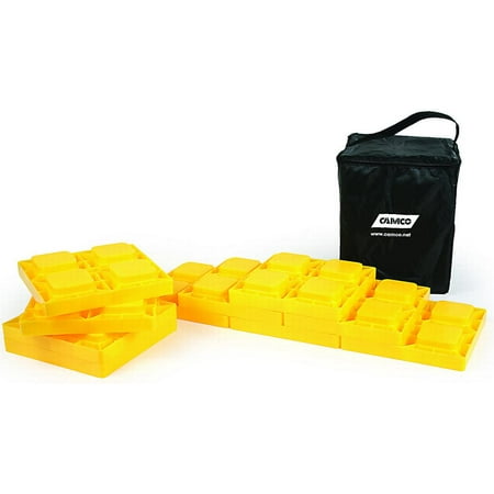 Camco Leveling Block RV 44505 - Interlocking Blocks - 10 Pack