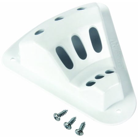 Camco 45504 White Triple Flag Holder