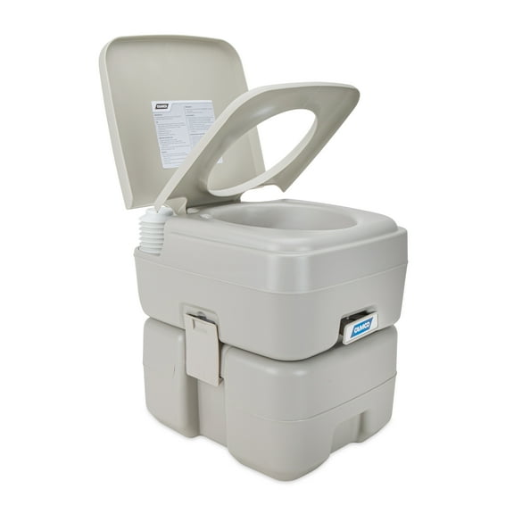 Camco 5.3 Gallon Portable Travel Toilet - Lightweight - Gray (41541)