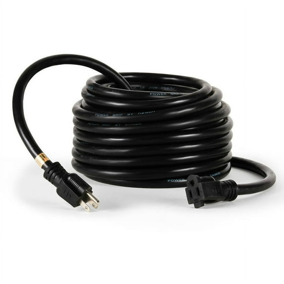 Camco 50' 15-Amp Female/15-Amp Male 14-Gauge Extension Cord for RV, Outdoor and Household Use (55143)