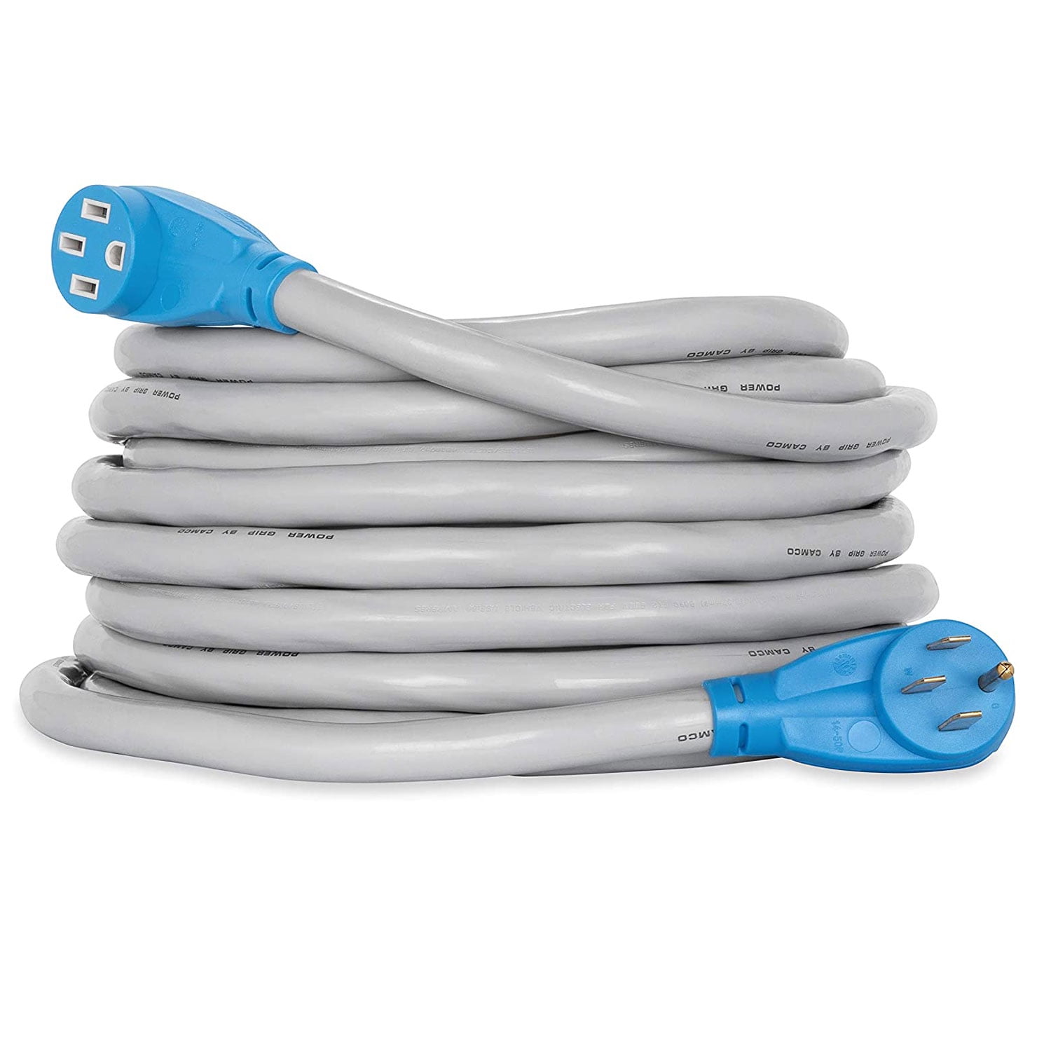 Camco 50 Amp Extension Cord w/ PowerGrip Handles for Electric Vehicles