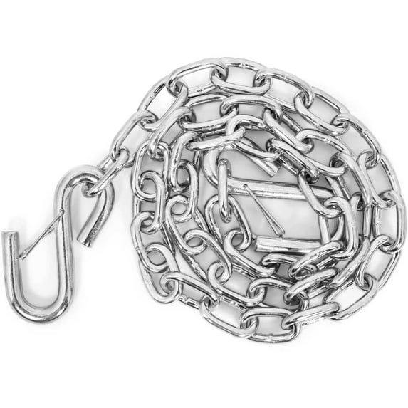 Camco 50022 48” Class I 2000 Pound Capacity Safety Chain with Spring Hooks