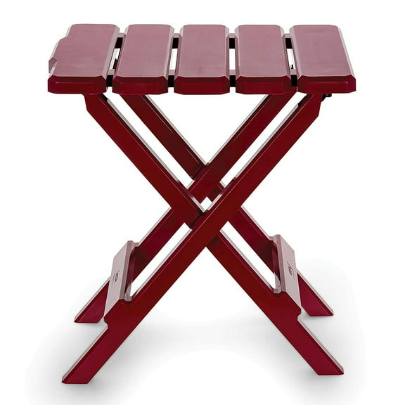Camco 51684 Adirondack Folding Table Small - Red