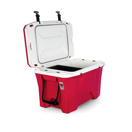 Camco 51715 Cooler, Currituck, 30 Quart, Raspberry/White