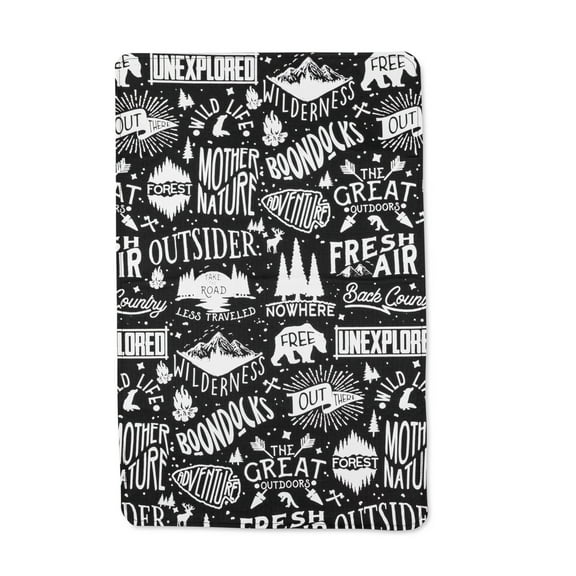 Camco 53052 Life is Better at the Campsite RV Door Window Light Blocking Shade - 16.25" x 25.25", Outsider