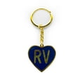 thumbnail image 1 of Camco 53288 Life Is Better at the Campsite Keychain - Navy Blue Heart, 1 of 5