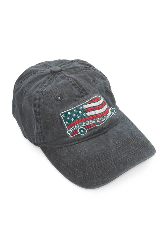 53354 LIBATC Hat - Travel Trailer, Charcoal
