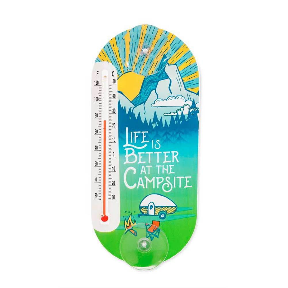 Camco Life is Better at the Campsite Window Thermometer, RV Map Design