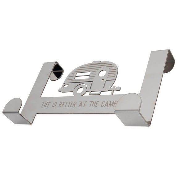Camco 53381 Life is Better at the Campsite Over-the-Cabinet Hooks