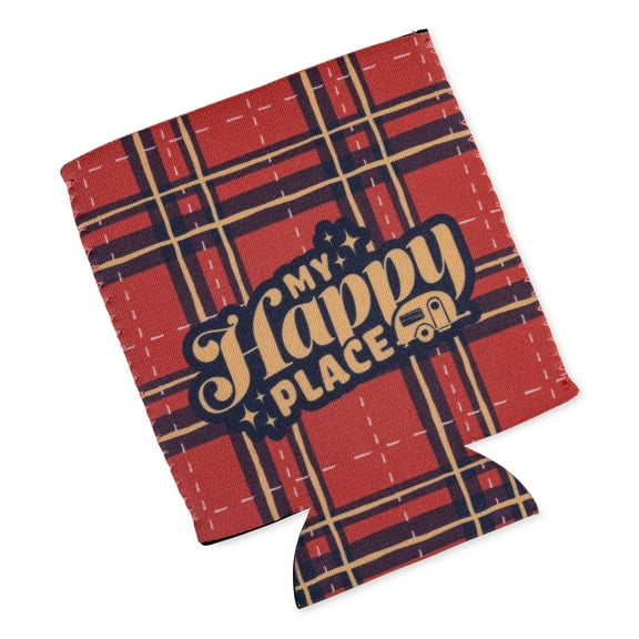 Camco 53479 Life is Better at the Campsite Can Holder - Red Plaid