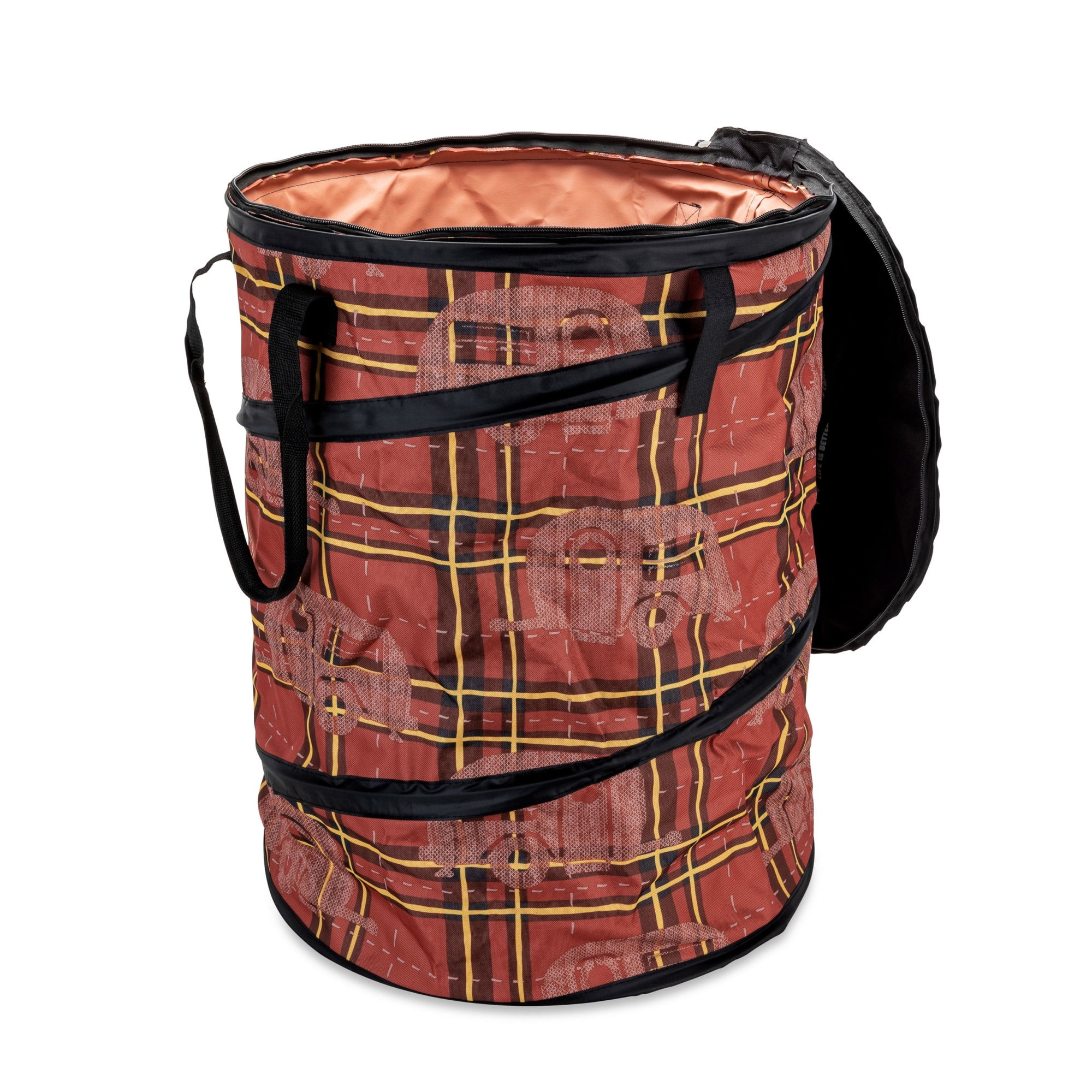 LIBATC Pop-Up Utility Container 18x24 - Foldable Storage Bin For Camping, Travel & Home