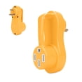 thumbnail image 1 of Camco 55133 Power Grip Offset RV Electrical Adapter - 30-Amp Male / 50-Amp Female, 1 of 1