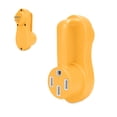 thumbnail image 1 of Camco 55137 Power Grip Offset RV Electrical Adapter - 15-Amp Male / 50-Amp Female, 1 of 1
