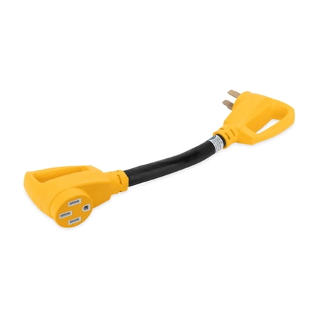 Camco 55215 50Amp Powergrip 18" Extender Dogbone - 90M/90F