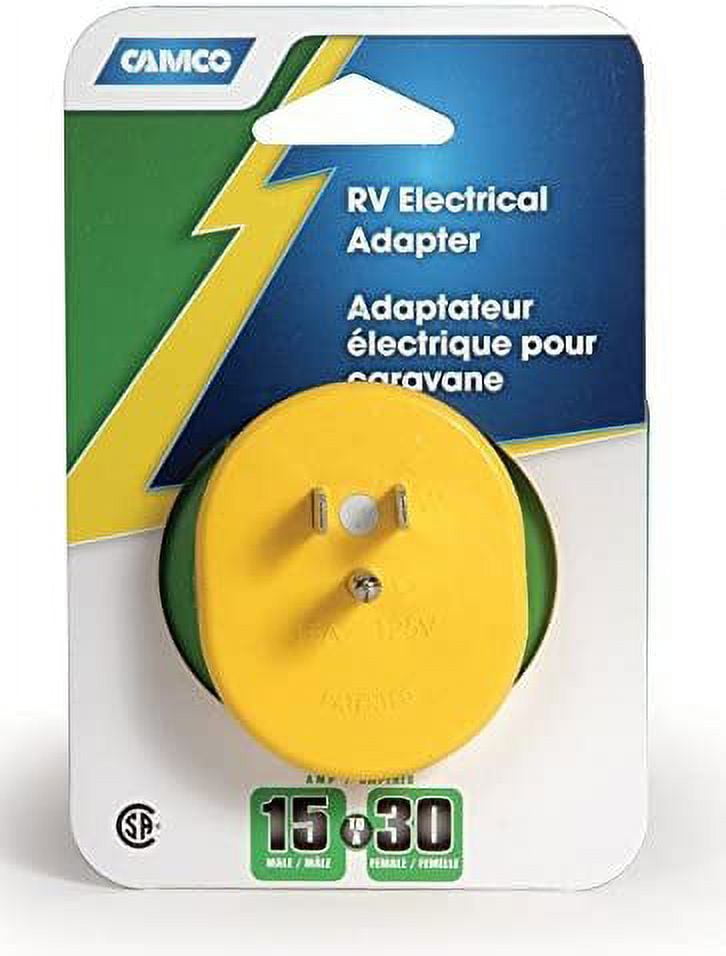 Camco 55223 15 Amp Male To 30 Amp Female Electrical Adapter