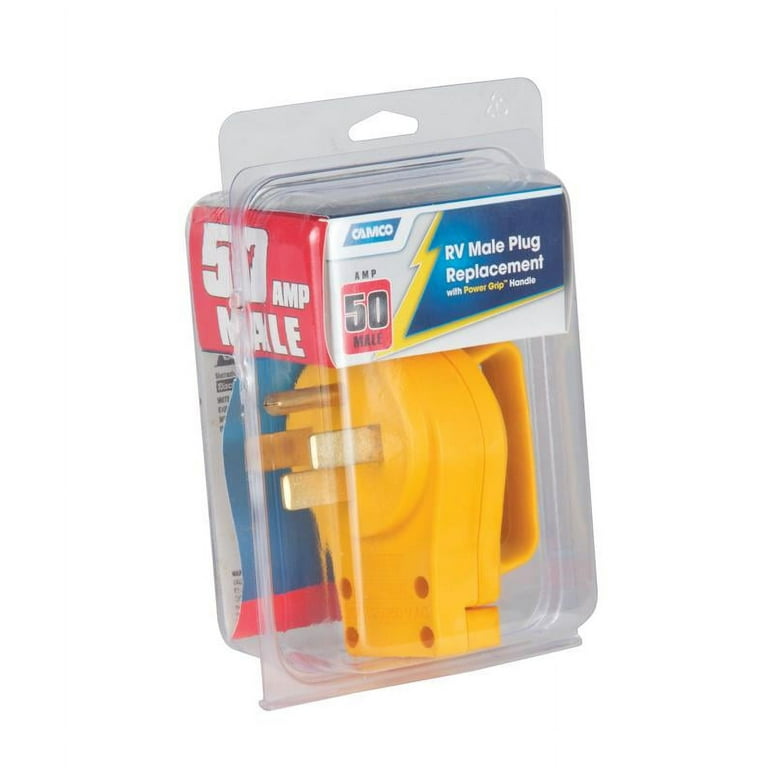 50-Amp Power Grip Replacement Male Plug 50-Amp Power Grip Replacement Male Plug