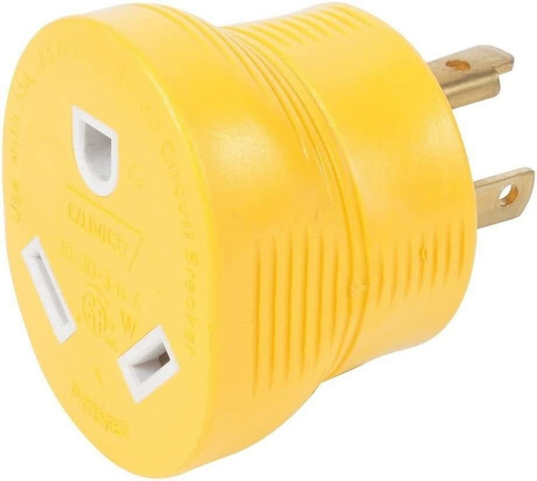 Camco 55333 RV 30 AMP 3-Prong Generator Adapter 014717553339 ;P  