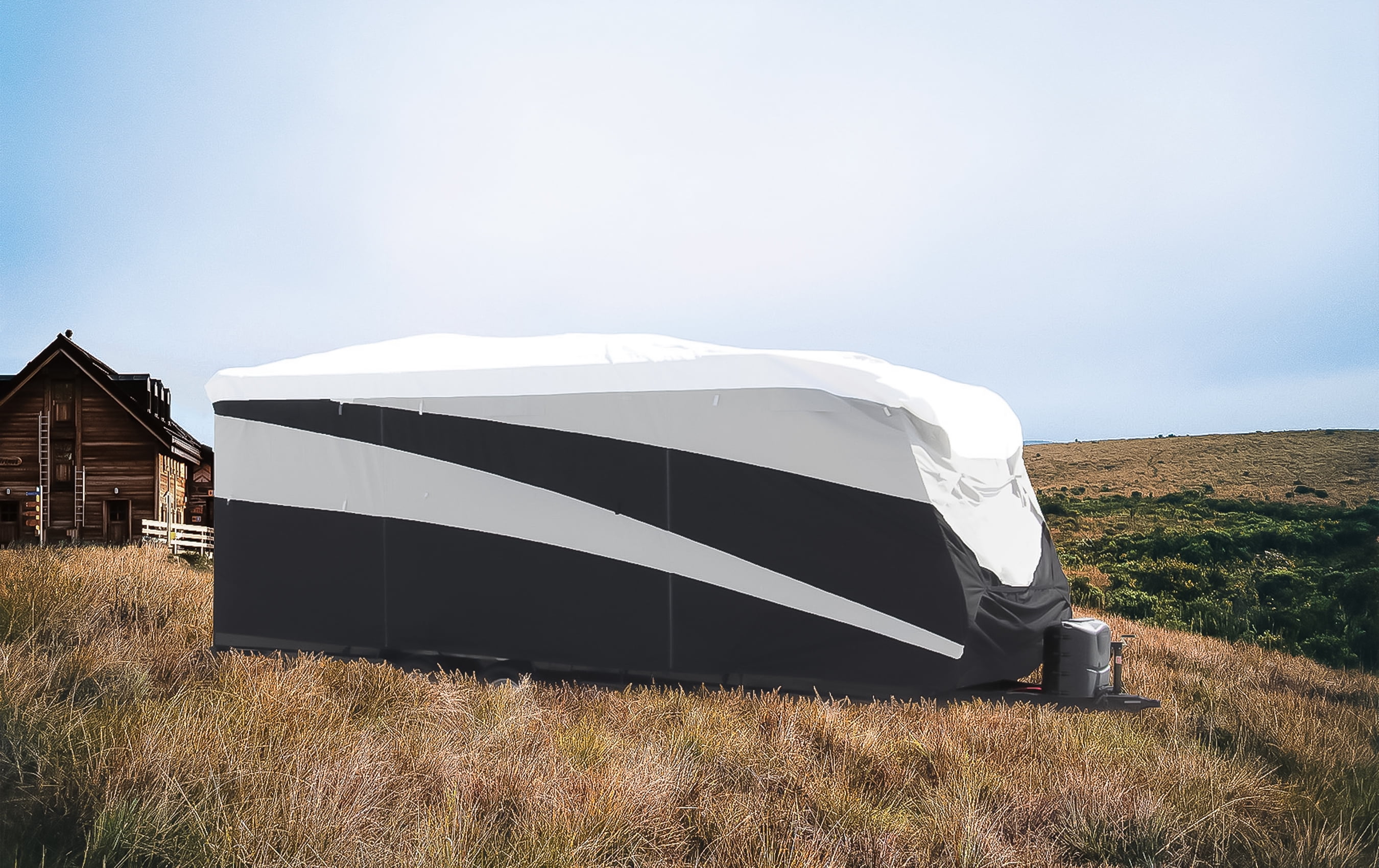 Camco 56156 UltraGuard Supreme RV Cover - Fits Toy Hauler Trailers Up ...