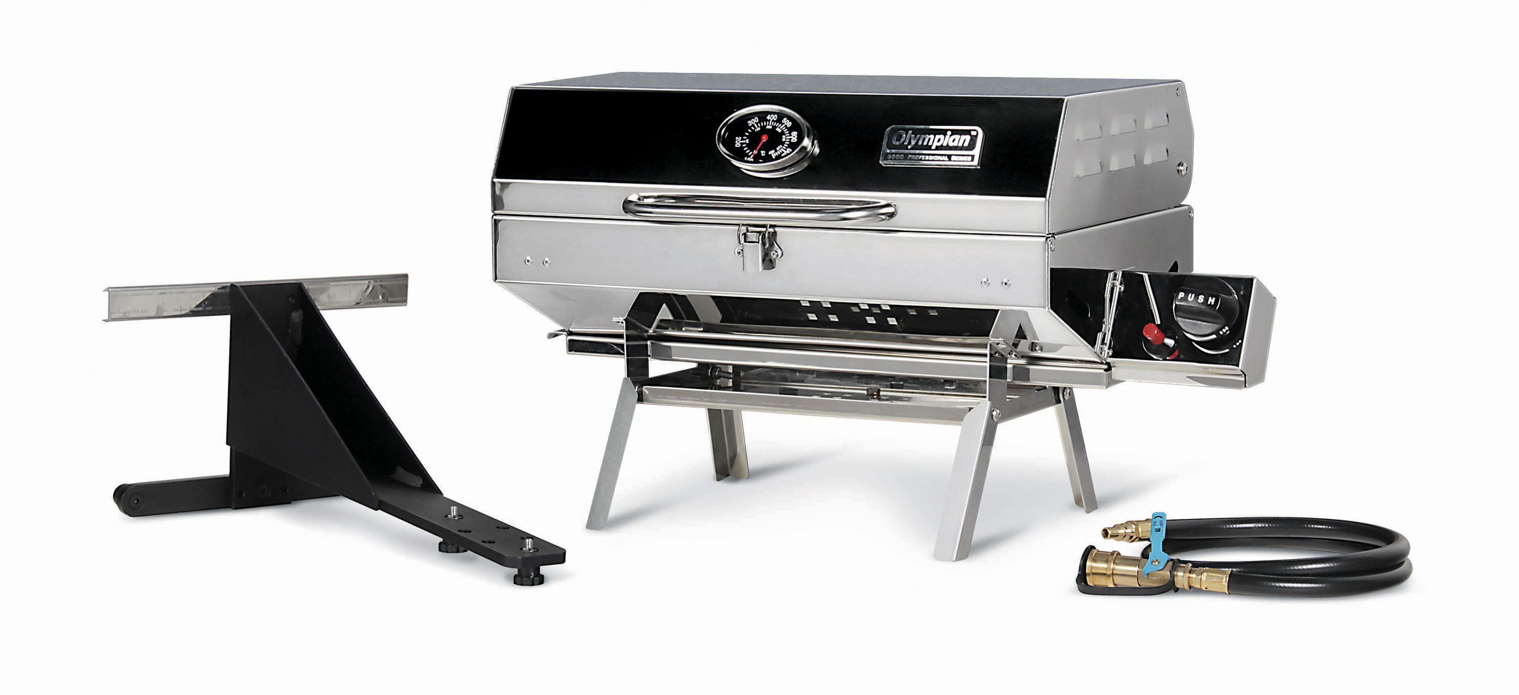 Camco 57305 Olympian 5500 Stainless Steel Portable Gas Grill for RV and Outdoor Use - image 1 of 17