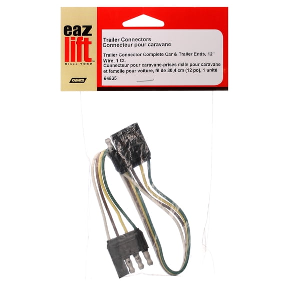 Camco 64835 Eaz-Lift Trailer Connector Complete Car and Trailer Ends 12" Recreational Vehicle