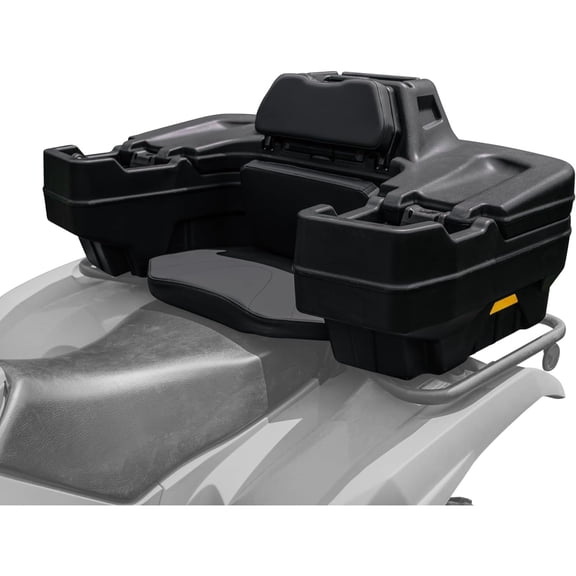 Black Boar ATV Rear Storage Box & Lounger, Seat with Increased Durability, 66014