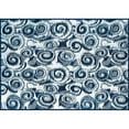 thumbnail image 1 of Camco  8' x 16' Reversible RV Outdoor Mat, Perfect Outdoor Accessory for RVing, Camping, Picnicking, and the Beach - Blue Swirl (42841), 1 of 3