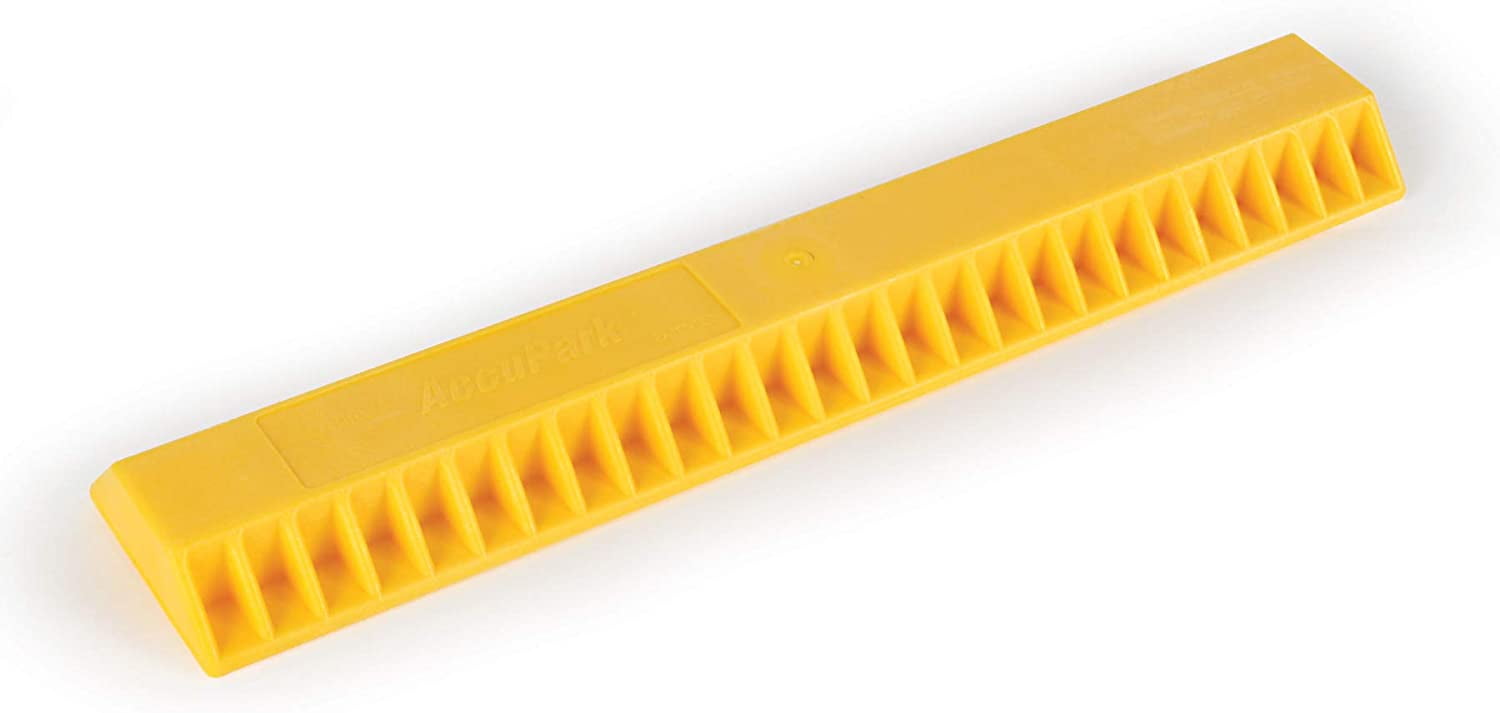 Camco AccuPark Wheel Stop Yellow, Resin (44442)