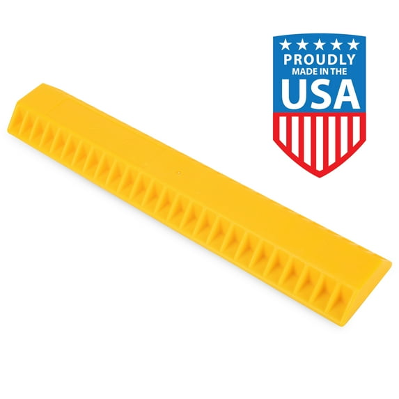 Camco AccuPark Wheel Stop - Yellow, Resin (44442)