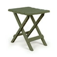 thumbnail image 1 of Camco Adirondack Outdoor Camping Small Plastic Folding Side Table, Sage, 1 of 7