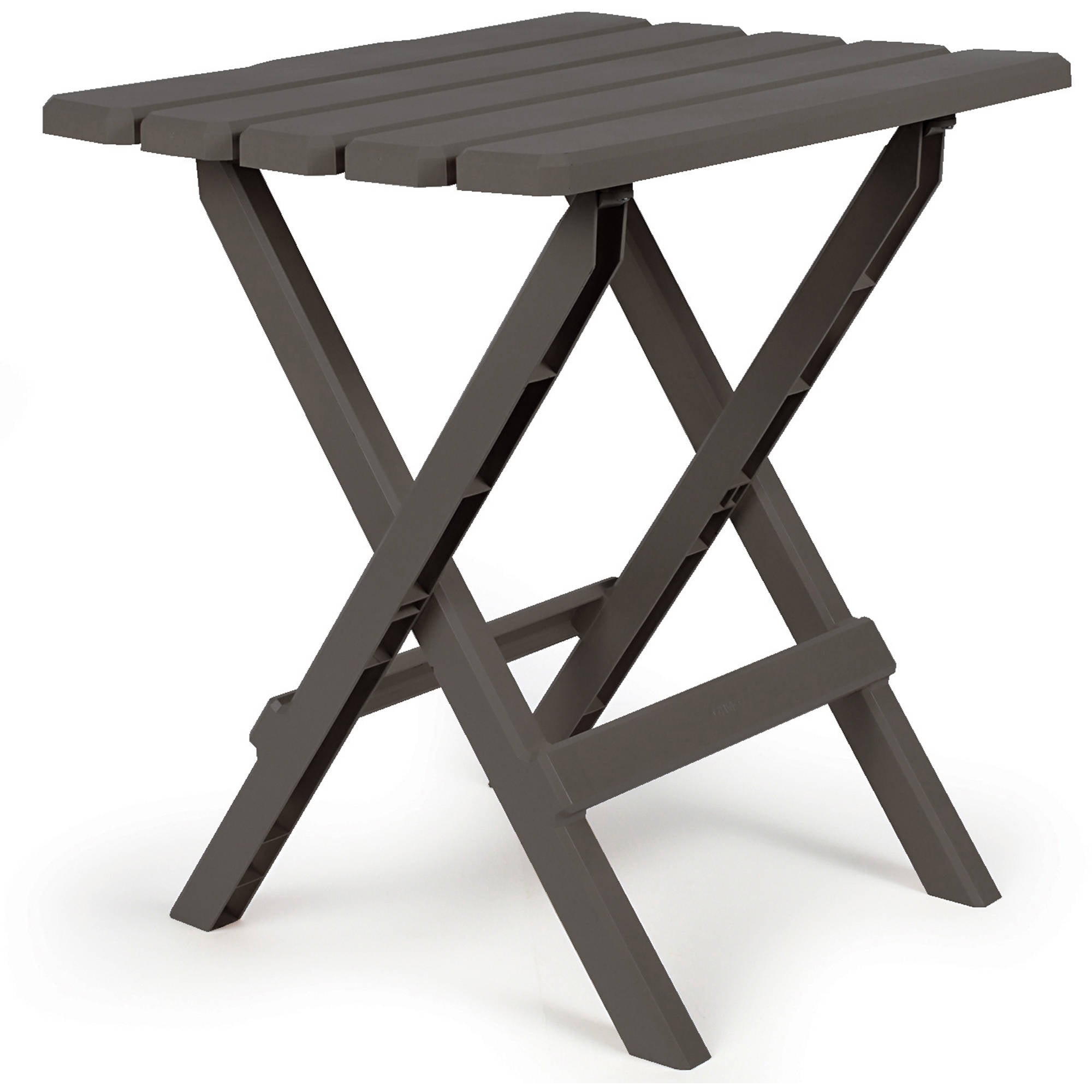Camco Adirondack Portable Outdoor Folding Side Table Perfect For The Beach Camping Picnics Cookouts and More Weatherproof and Rust Resistant