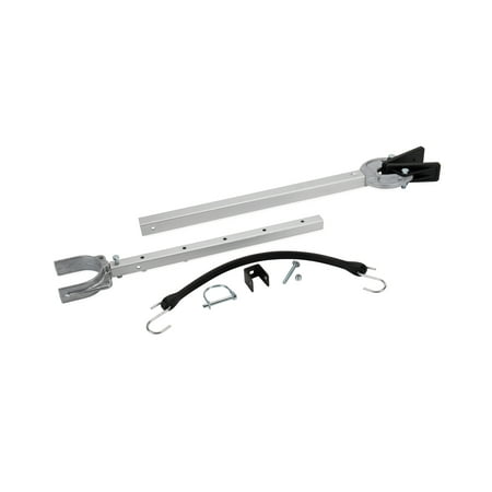 Camco Adjustable Transom Support | Features an Adjustable Length from 34-inches to 46-inches, Brackets for Roller and Frame Mounts, and Reduces Stress on the Boat's Outboard Motor (50040)