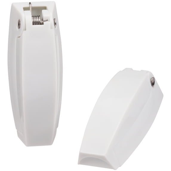 Camco Baggage Door Catches - White, ABS Plastic - 2-Pack (44173)