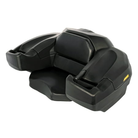 Camco Black Boar ATV Rear Storage Box and Lounger - Over 2.2 Cubic Feet of Storage - Polyethylene, Black (66010)