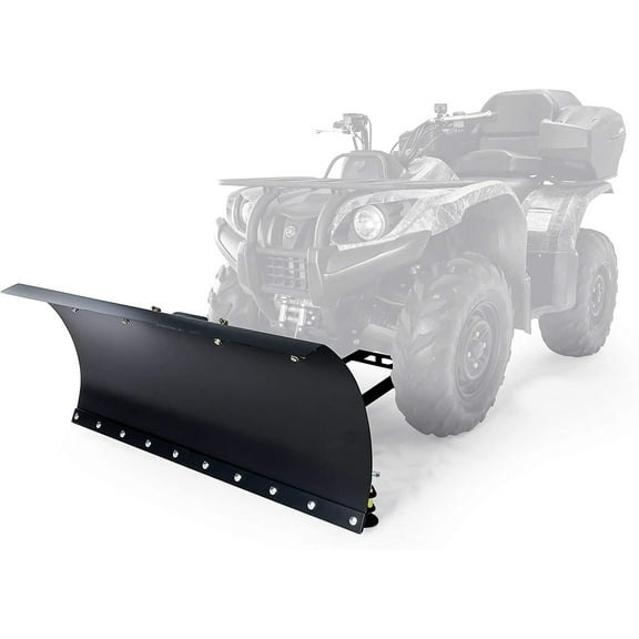 Camco Black Boar ATV Snow Plow Kit | Features a 48-inch Adjustable Straight Blade and Adjustable Tension Safety Trip Springs (66016)
