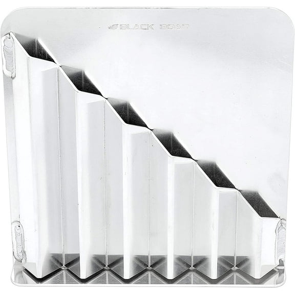 Camco Black Boar Camper/RV Zip Tie Storage Rack | Features 6 Different Compartments & Crafted of Heavy-Duty Aluminum (66121)