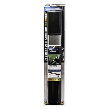 Camco Black Wide RV Screen Door Cross Bar - Black - Wide