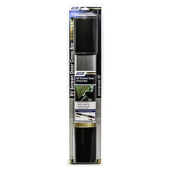 Camco Black Wide RV Screen Door Cross Bar - Black - Wide