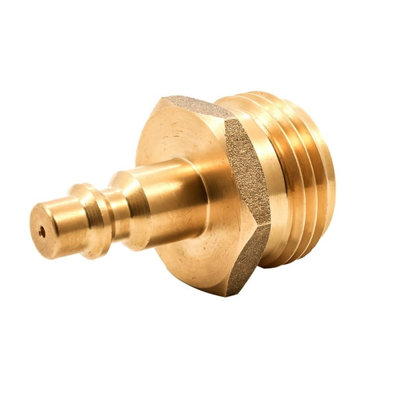 Camco Blow Out Plug - Brass - Quick-Connect Style | Bundle of 2