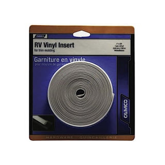 Camco Camco - 25143 - Vinyl Insert 3/4In X 25Ft Colonial White