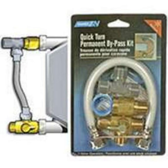 Camco Camco 35983 Quick-Turn Permanent Water Heater By-Pass Kit