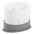 thumbnail image 1 of Camco Camper/RV Countertop Utensil Drainer | Slotted Drainer and Solid Base | 6.88" (L) x 3.88" (W) x 5.5" (H), Grey & White (43513), 1 of 10